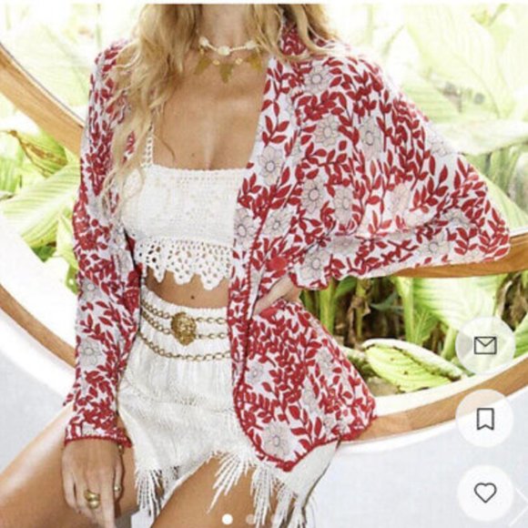 Chasing Unicorns Time after Time Silk Blazer blouse - Picture 3 of 6